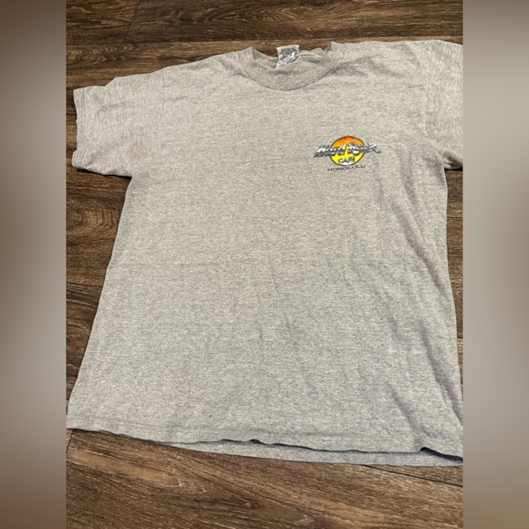 Vintage Hard Rock Cafe 2000 The Evolution of Rock Honolulu Men's T-Shirt Gray - Picture 4 of 6